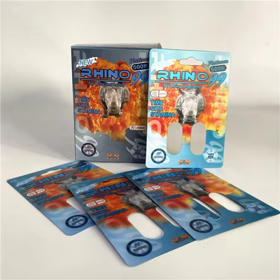 acheter Carte de papier brillant de rhinocéros personnalisée avec résistance aux larmes et fonctionnalité recyclable online manufacture