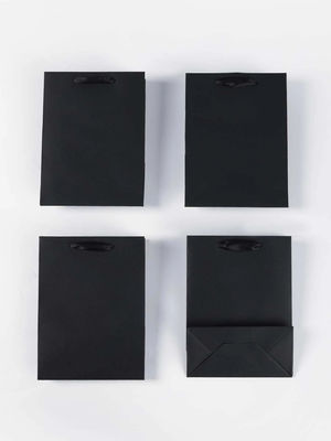 acheter Sac en papier cadeau noir à motifs personnalisés pour toutes les occasions Offset/Flexo imprimé online manufacture