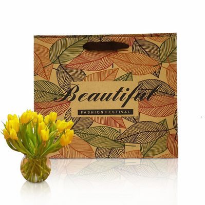 acheter Sacs en papier à poignée tortueuse rose gris Sacs d'emballage de détail sur mesure 250g 300g online manufacture