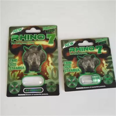 Carte en papier de rhinocéros sur mesure Finition brillante Carte en papier recyclé résistant aux déchirures