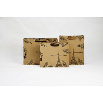 Vêtements durables Sacs en papier personnalisés Sacs de magasinage durables