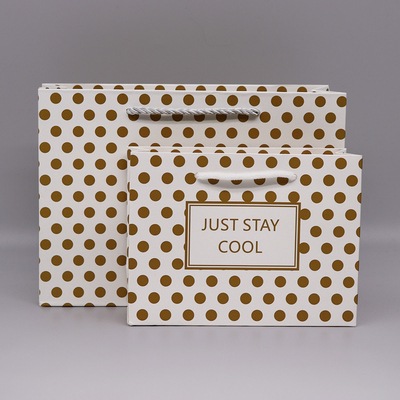 OEM / ODM personnalisation Sac d'emballage en papier à poignée tordue pour vêtements