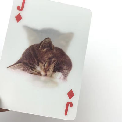 Carte 3D en PET avec lenticule personnalisée avec stratification brillante ou mate