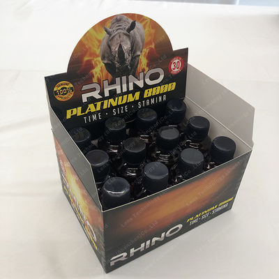 Boîte de papier imperméable à l'eau d'impression lenticulaire rectangulaire avec une grande durabilité