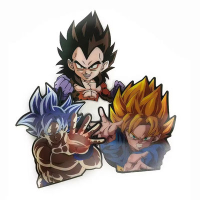 Des autocollants lenticulaires 3D PET imperméables sur mesure pour la décoration créative